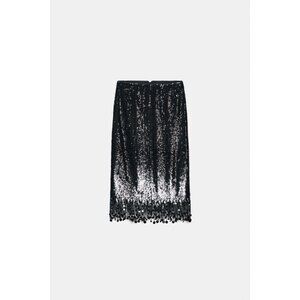 ZARA ZW COLLECTION LONG SEQUIN SKIRT